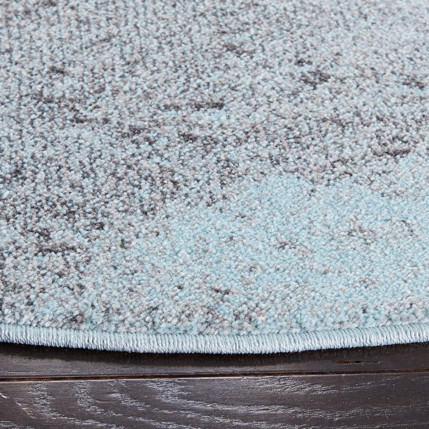 image:imageSAFAVIEH Glacier Collection Area Rug 53 x 76 Blue amp Multi Modern Abstract Design NonShedding amp Easy Care Ideal for High Traffic Areas in Living Room Bedroom GLA125BBluePink