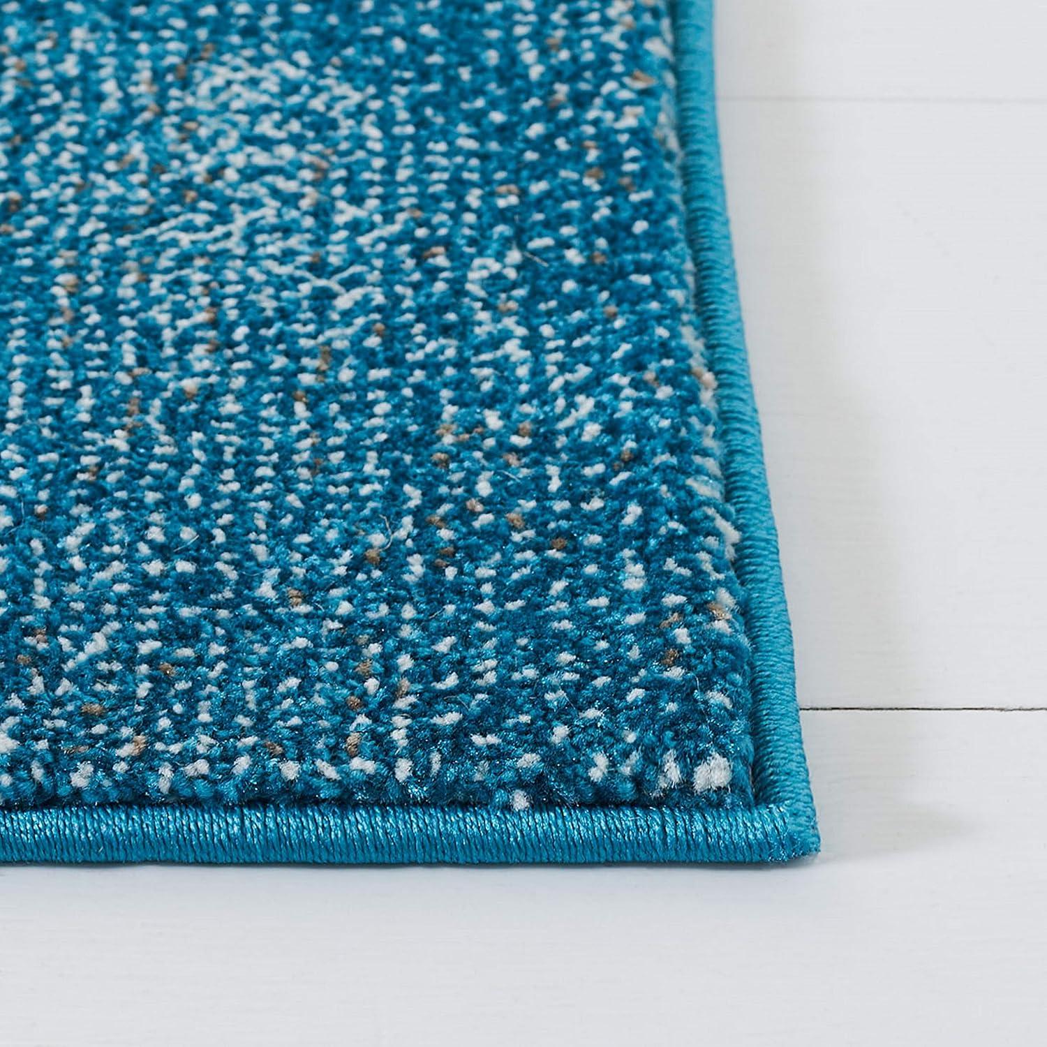 image:imageSAFAVIEH Glacier Collection Area Rug 53 x 76 Blue amp Multi Modern Abstract Design NonShedding amp Easy Care Ideal for High Traffic Areas in Living Room Bedroom GLA125BBlueGold