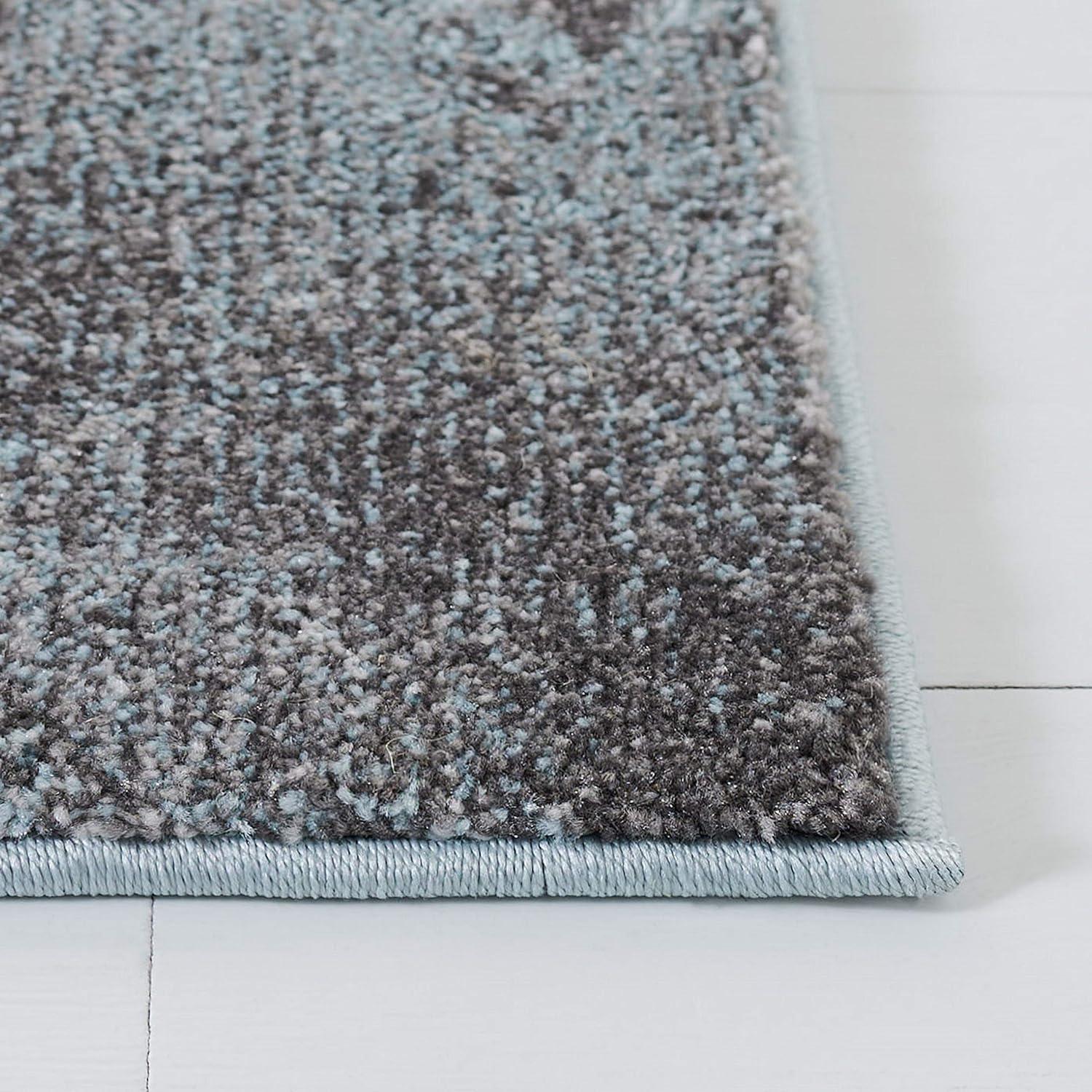 image:imageSAFAVIEH Glacier Collection Area Rug 53 x 76 Blue amp Multi Modern Abstract Design NonShedding amp Easy Care Ideal for High Traffic Areas in Living Room Bedroom GLA125BBluePink