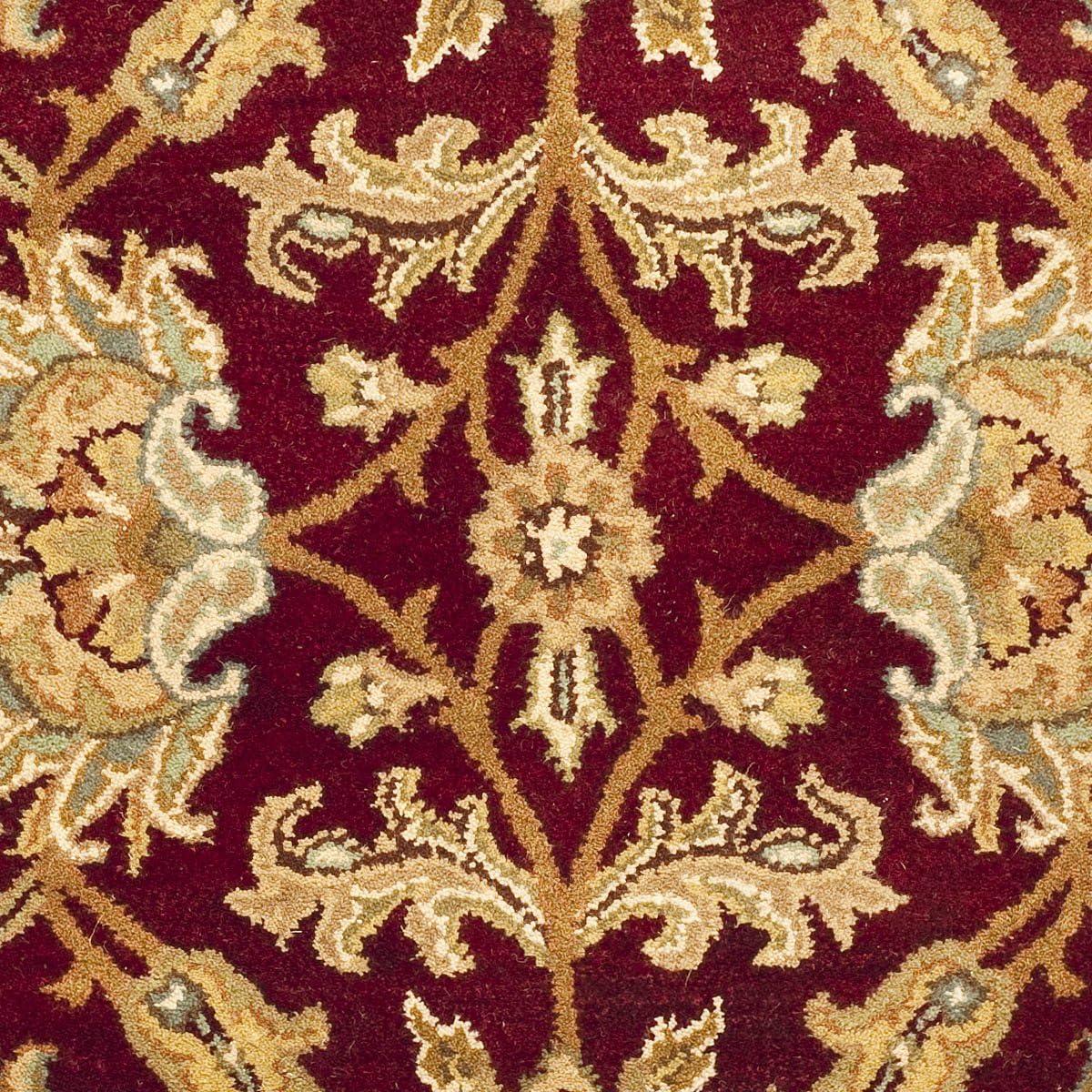 image:imageSAFAVIEH Heritage Collection Area Rug 5 x 8 Dark Green amp Gold Handmade Traditional Oriental Wool Ideal for High Traffic Areas in Living Room Bedroom HG628ARedIvory