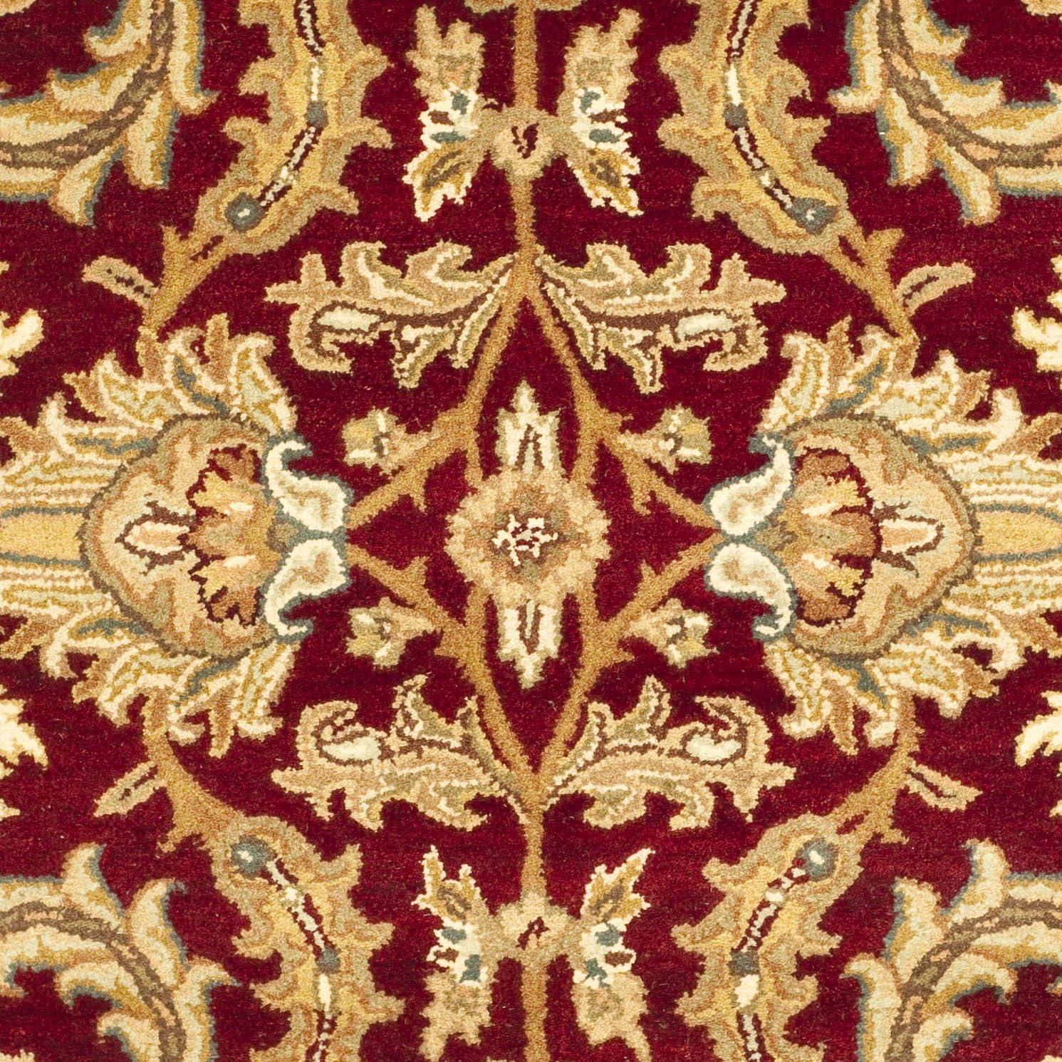 image:imageSAFAVIEH Heritage Collection Area Rug 5 x 8 Dark Green amp Gold Handmade Traditional Oriental Wool Ideal for High Traffic Areas in Living Room Bedroom HG628ARedIvory