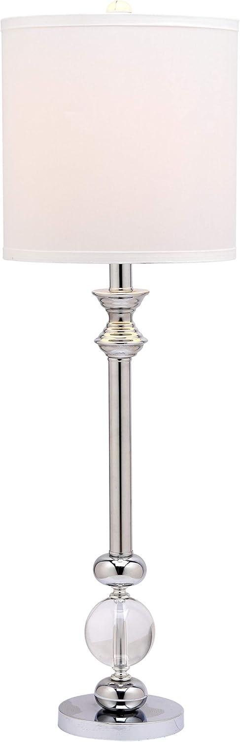 image:imageSAFAVIEH Lighting Collection Erica Modern Crystal Candlestick 31inch Bedroom Living Room Home Office Desk Nightstand Table Lamp Set of 2 LED Bulbs IncludedCrystal without USB