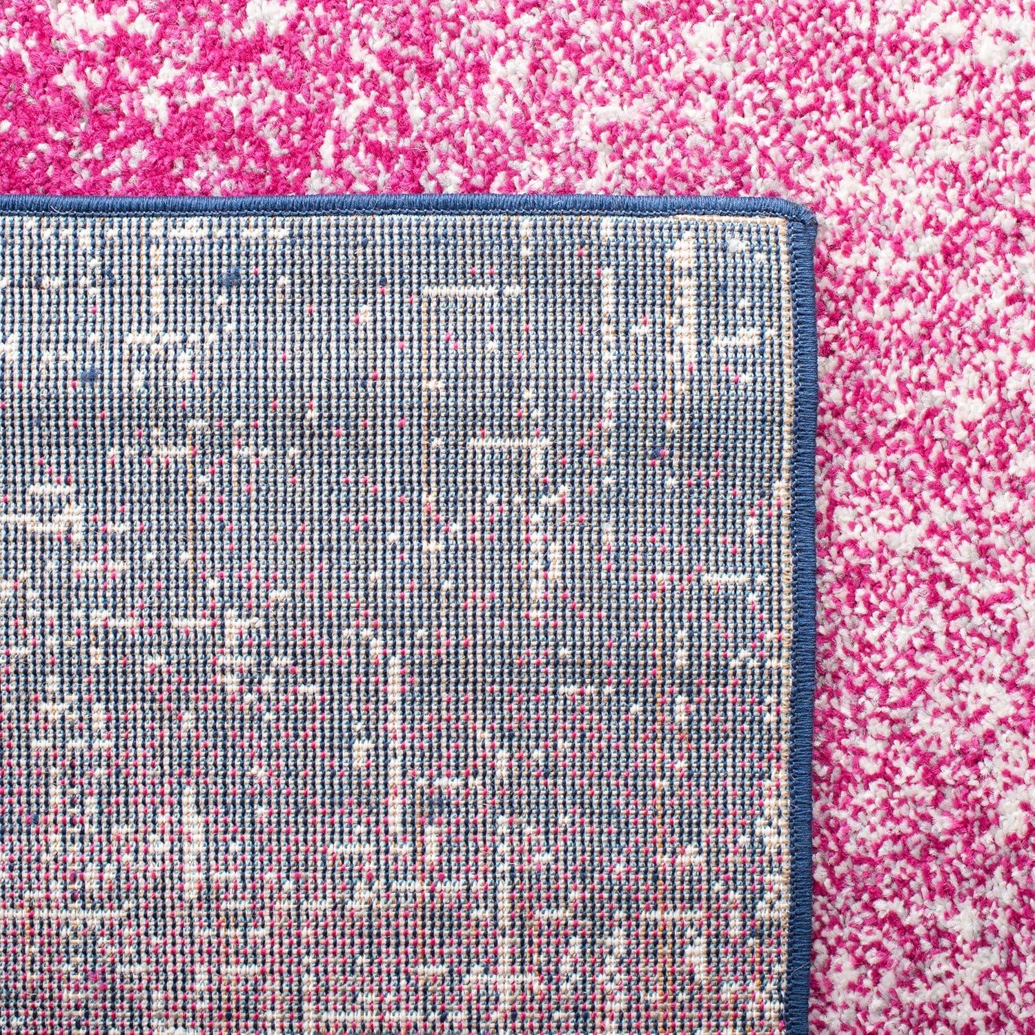 image:imageSAFAVIEH Madison Collection Area Rug 53 x 76 Fuchsia amp Navy Boho Chic Stripe Design NonShedding amp Easy Care Ideal for High Traffic Areas in Living Room Bedroom MAD601MFuchsiaNavy