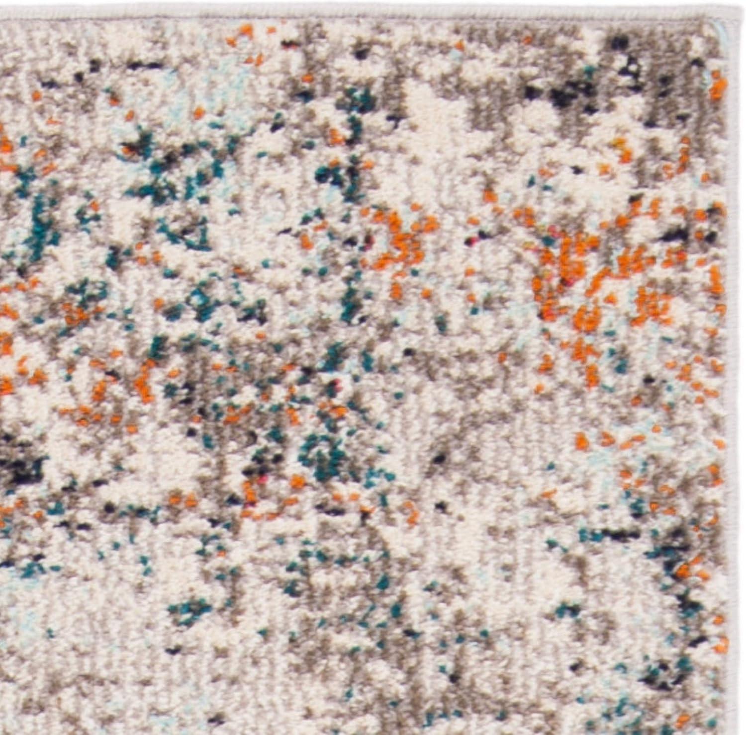 image:imageSAFAVIEH Madison Collection Area Rug 53 x 76 Grey amp Beige Modern Abstract Design NonShedding amp Easy Care Ideal for High Traffic Areas in Living Room Bedroom MAD453AGreyBeige