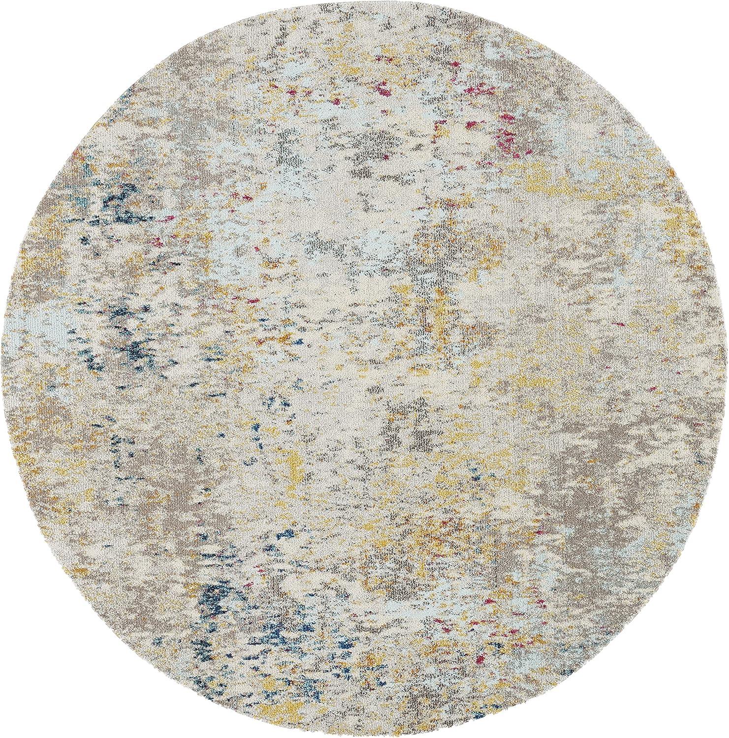 image:imageSAFAVIEH Madison Collection Area Rug 53 x 76 Grey amp Beige Modern Abstract Design NonShedding amp Easy Care Ideal for High Traffic Areas in Living Room Bedroom MAD453AGreyGold