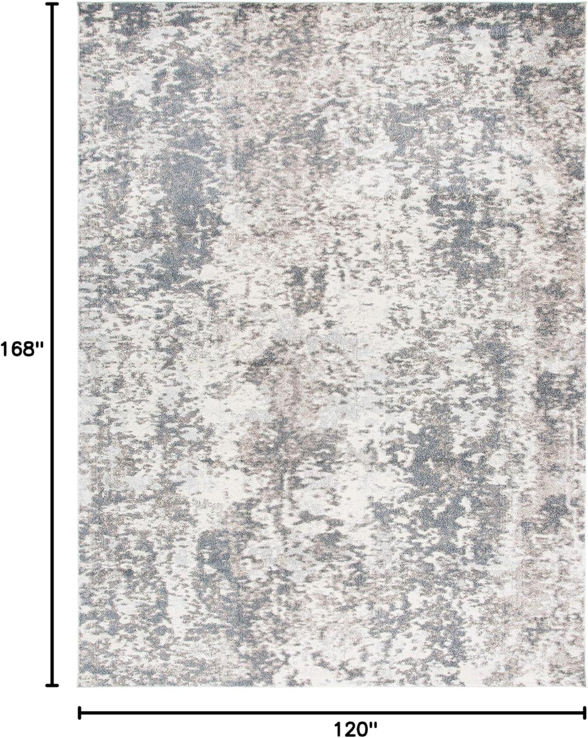 image:imageSAFAVIEH Madison Collection Area Rug 53 x 76 Grey amp Beige Modern Abstract Design NonShedding amp Easy Care Ideal for High Traffic Areas in Living Room Bedroom MAD453AGreyIvory