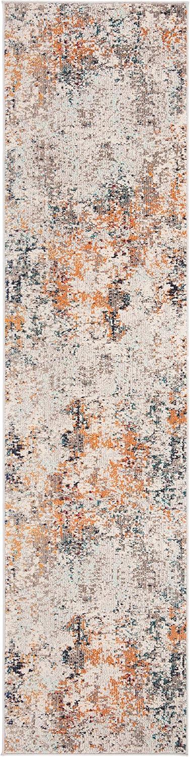 image:imageSAFAVIEH Madison Collection Area Rug 53 x 76 Grey amp Beige Modern Abstract Design NonShedding amp Easy Care Ideal for High Traffic Areas in Living Room Bedroom MAD453AGreyBeige