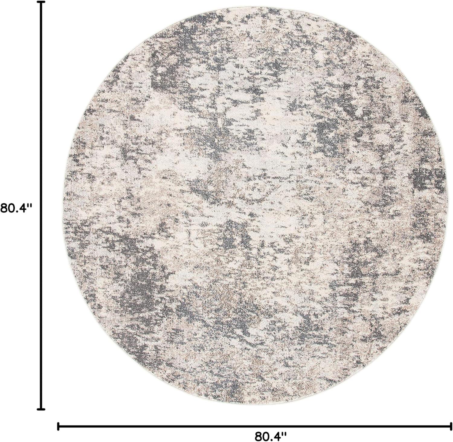 image:imageSAFAVIEH Madison Collection Area Rug 53 x 76 Grey amp Beige Modern Abstract Design NonShedding amp Easy Care Ideal for High Traffic Areas in Living Room Bedroom MAD453AGreyIvory