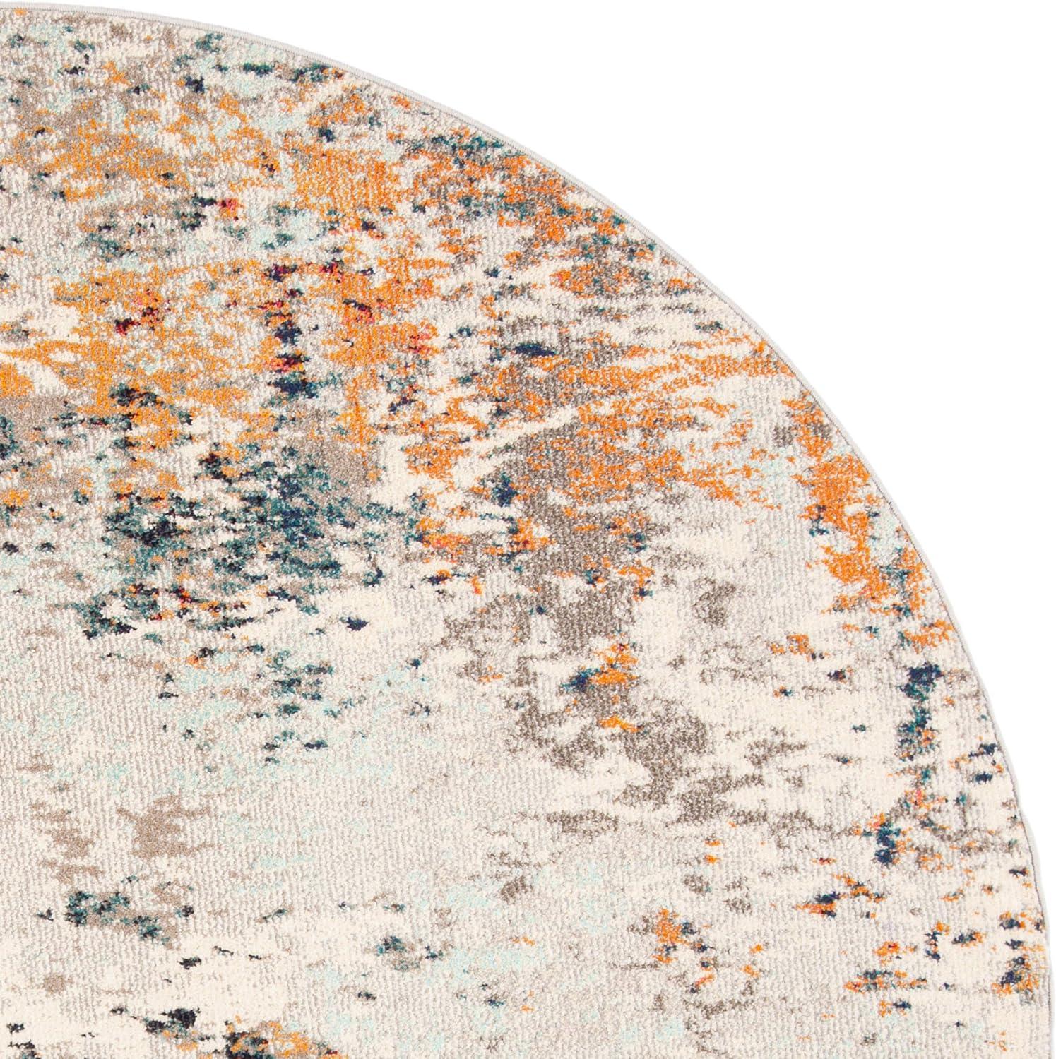 image:imageSAFAVIEH Madison Collection Area Rug 53 x 76 Grey amp Beige Modern Abstract Design NonShedding amp Easy Care Ideal for High Traffic Areas in Living Room Bedroom MAD453AGreyBeige