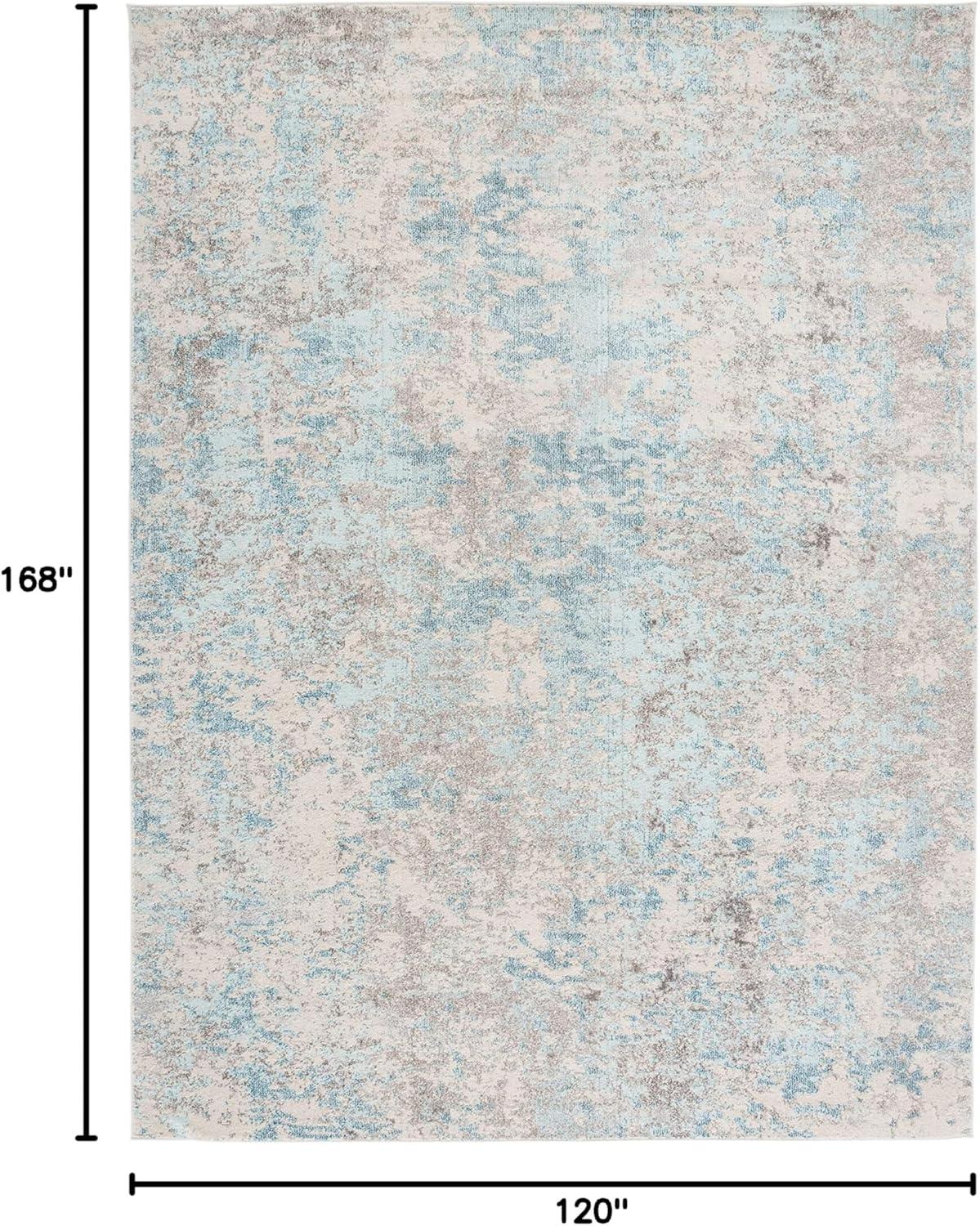 image:imageSAFAVIEH Madison Collection Area Rug 53 x 76 Grey amp Beige Modern Abstract Design NonShedding amp Easy Care Ideal for High Traffic Areas in Living Room Bedroom MAD453AIvoryTeal