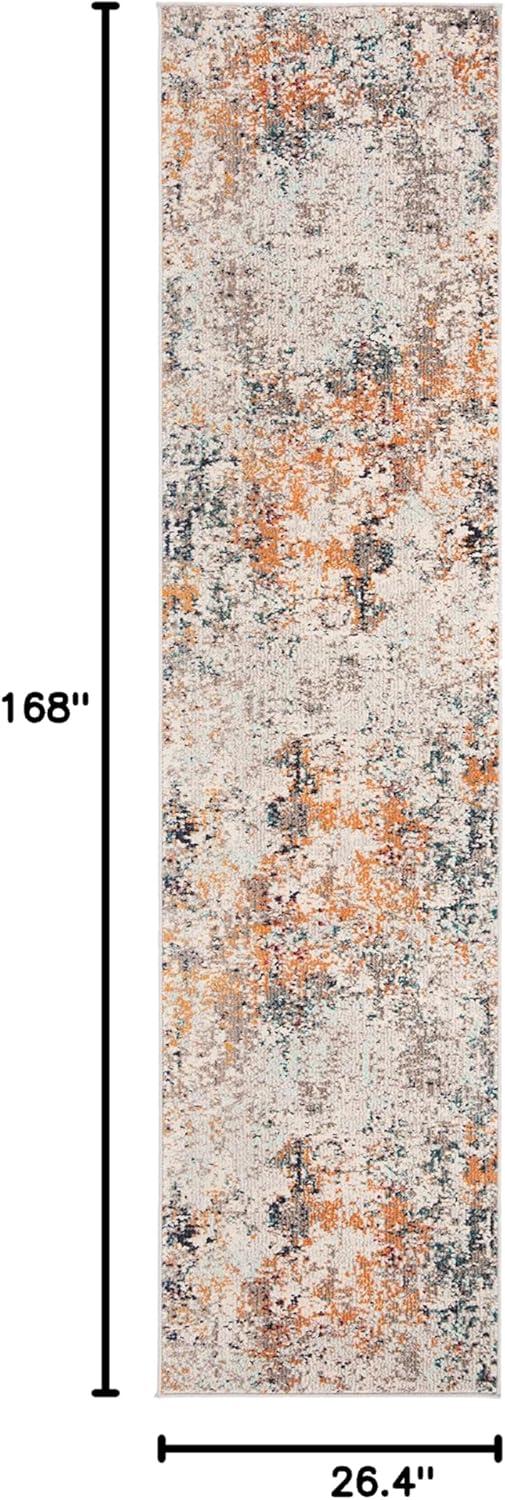 image:imageSAFAVIEH Madison Collection Area Rug 53 x 76 Grey amp Beige Modern Abstract Design NonShedding amp Easy Care Ideal for High Traffic Areas in Living Room Bedroom MAD453AGreyBeige