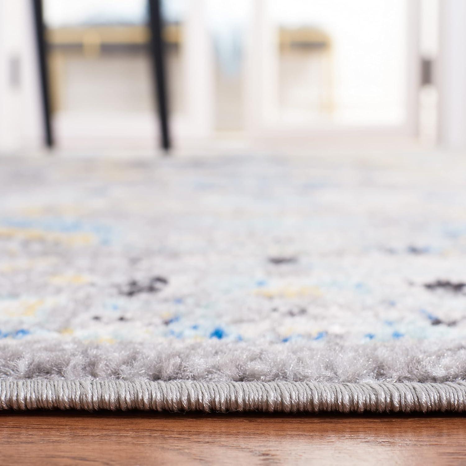 image:imageSAFAVIEH Madison Collection Area Rug 53 x 76 Teal amp Fuchsia Boho Chic Medallion Design NonShedding amp Easy Care Ideal for High Traffic Areas in Living Room Bedroom MAD154LGreyGold