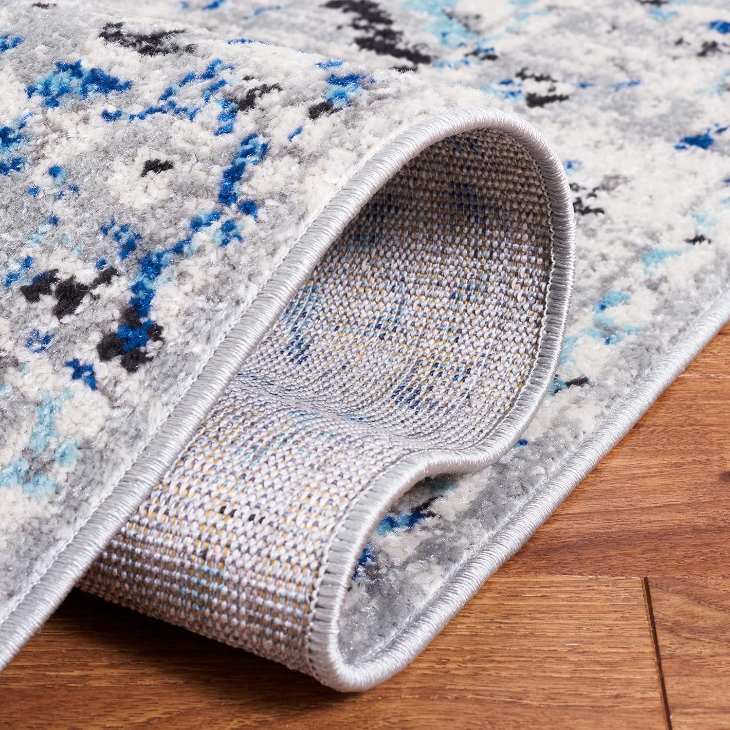 image:imageSAFAVIEH Madison Collection Area Rug 53 x 76 Teal amp Fuchsia Boho Chic Medallion Design NonShedding amp Easy Care Ideal for High Traffic Areas in Living Room Bedroom MAD154LIvoryBlue