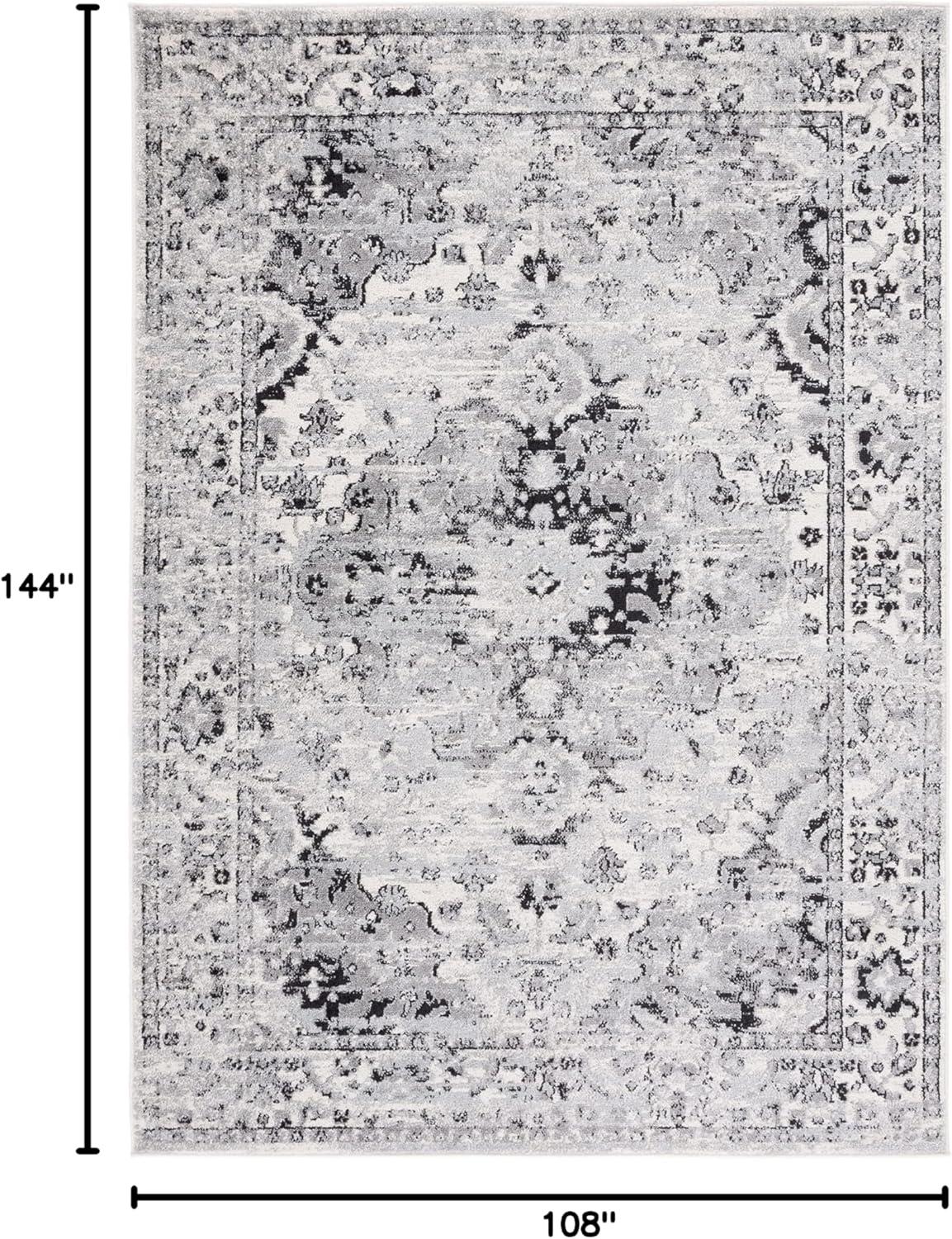 image:imageSAFAVIEH Madison Collection Area Rug 53 x 76 Teal amp Fuchsia Boho Chic Medallion Design NonShedding amp Easy Care Ideal for High Traffic Areas in Living Room Bedroom MAD154LGreyBlack