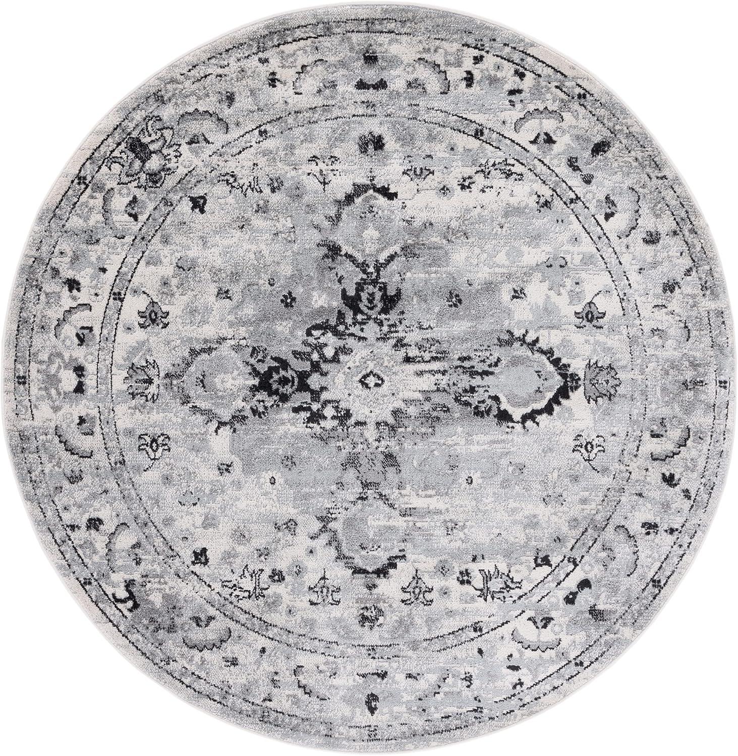 image:imageSAFAVIEH Madison Collection Area Rug 53 x 76 Teal amp Fuchsia Boho Chic Medallion Design NonShedding amp Easy Care Ideal for High Traffic Areas in Living Room Bedroom MAD154LGreyBlack