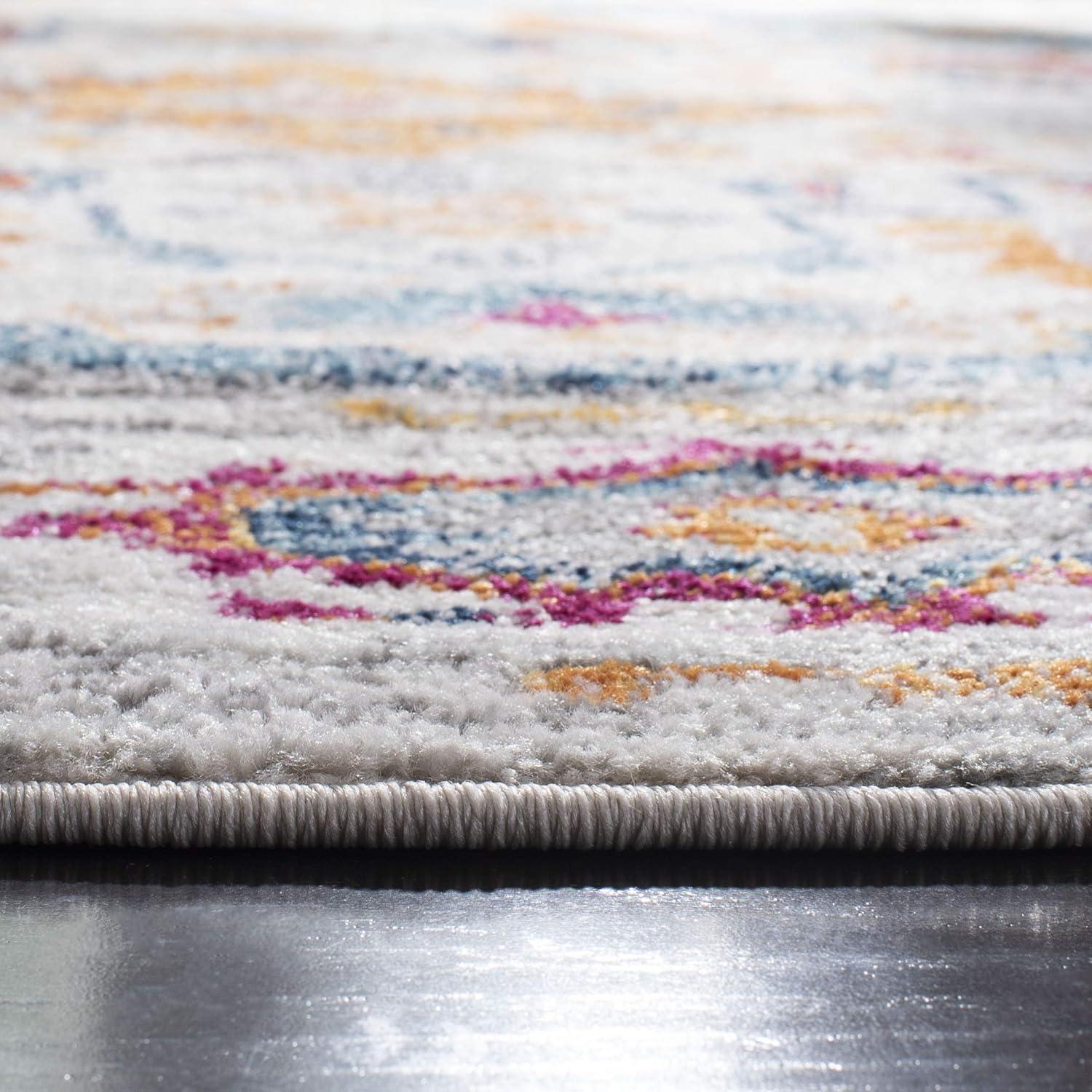 image:imageSAFAVIEH Madison Collection Area Rug 53 x 76 Turquoise amp Ivory Boho Chic Medallion Design NonShedding amp Easy Care Ideal for High Traffic Areas in Living Room Bedroom MAD156KTurquoiseIvory