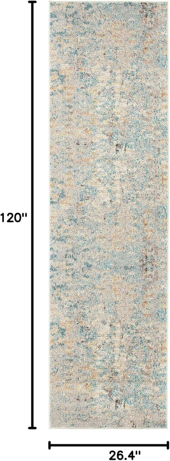 image:imageSAFAVIEH Madison Collection Area Rug 6 x 9 Light Blue amp Beige Modern Abstract Design NonShedding amp Easy Care Ideal for High Traffic Areas in Living Room Bedroom MAD457BGreyBlue