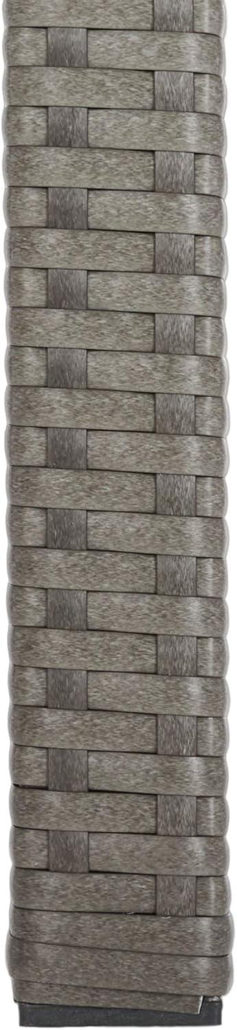 image:imageSAFAVIEH Outdoor Collection Bassey NaturalWhite Cushion 4Piece Conversation Patio Set PAT7507DGreyGrey