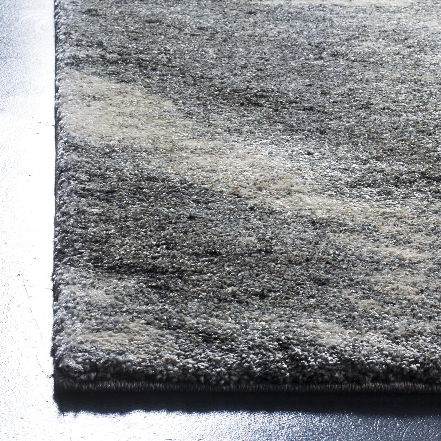 image:imageSAFAVIEH Retro Collection Area Rug 9 x 12 Grey amp Ivory Modern Abstract Design NonShedding amp Easy Care Ideal for High Traffic Areas in Living Room Bedroom RET28918012GreyIvory
