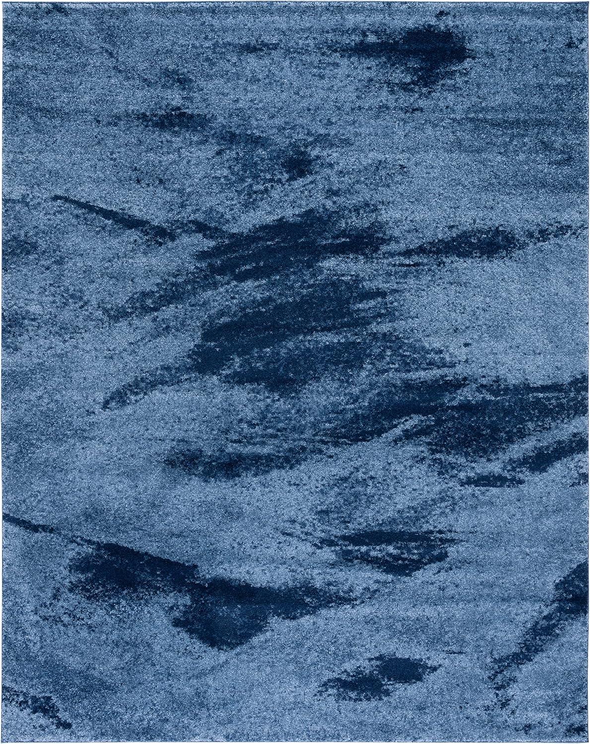 image:imageSAFAVIEH Retro Collection Area Rug 9 x 12 Grey amp Ivory Modern Abstract Design NonShedding amp Easy Care Ideal for High Traffic Areas in Living Room Bedroom RET28918012Light BlueBlue