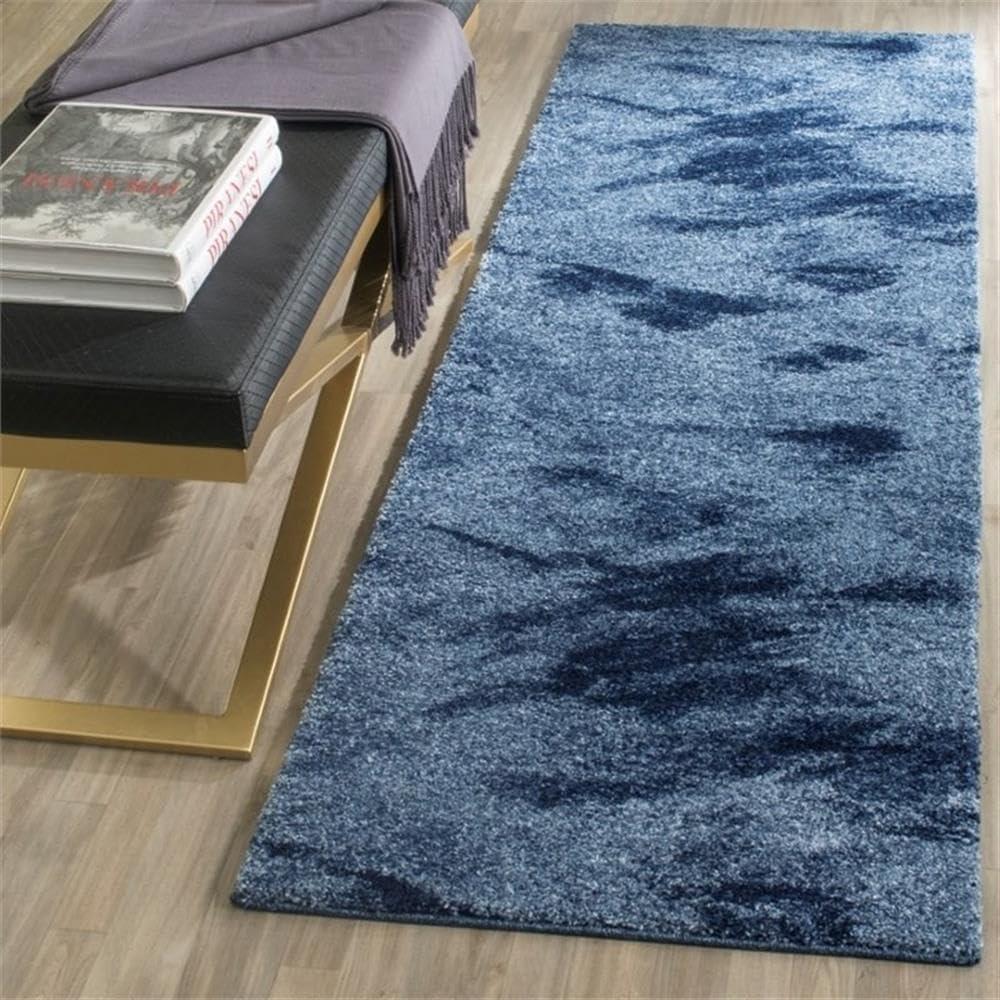 image:imageSAFAVIEH Retro Collection Area Rug 9 x 12 Grey amp Ivory Modern Abstract Design NonShedding amp Easy Care Ideal for High Traffic Areas in Living Room Bedroom RET28918012Light BlueBlue