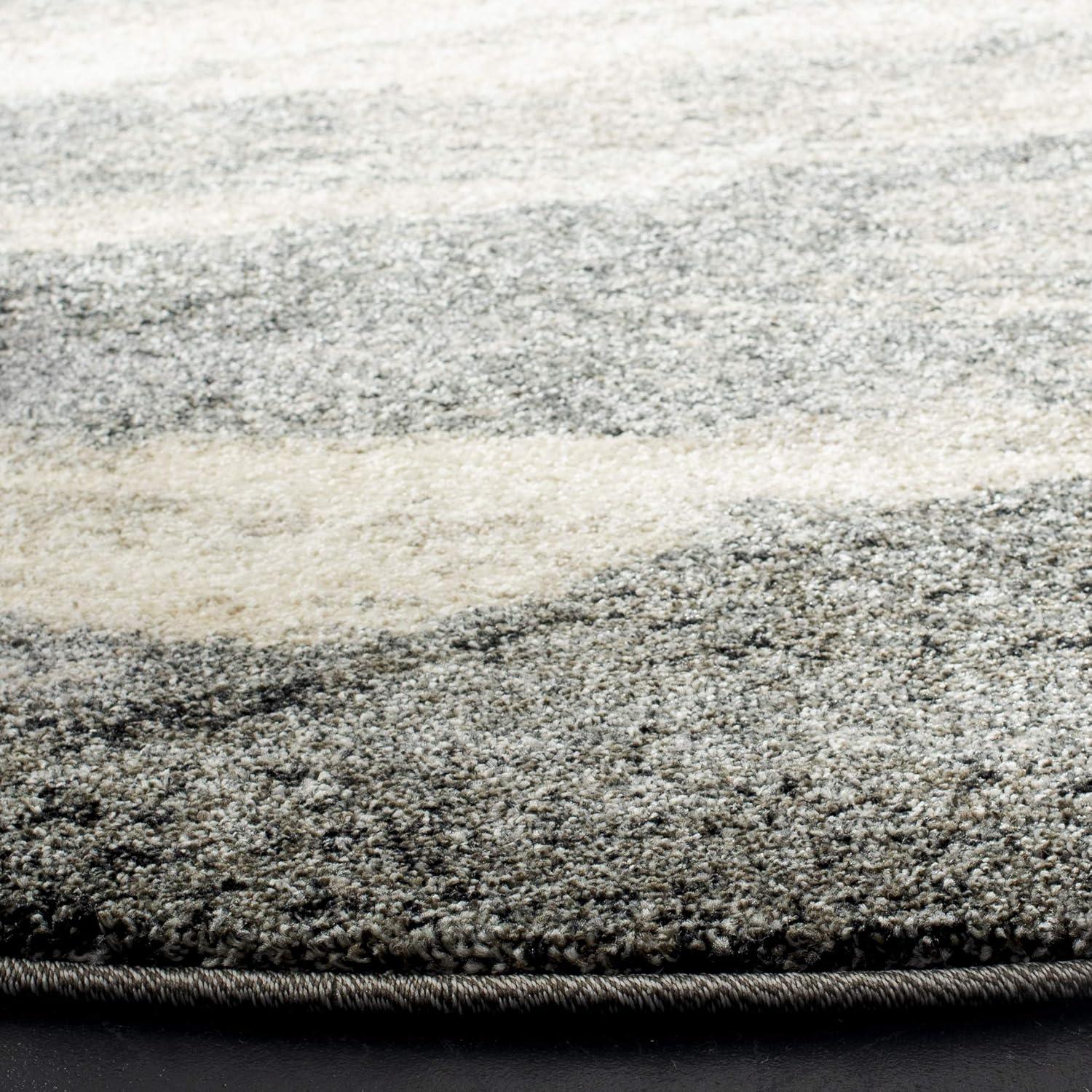 image:imageSAFAVIEH Retro Collection Area Rug 9 x 12 Grey amp Ivory Modern Abstract Design NonShedding amp Easy Care Ideal for High Traffic Areas in Living Room Bedroom RET28918012GreyIvory