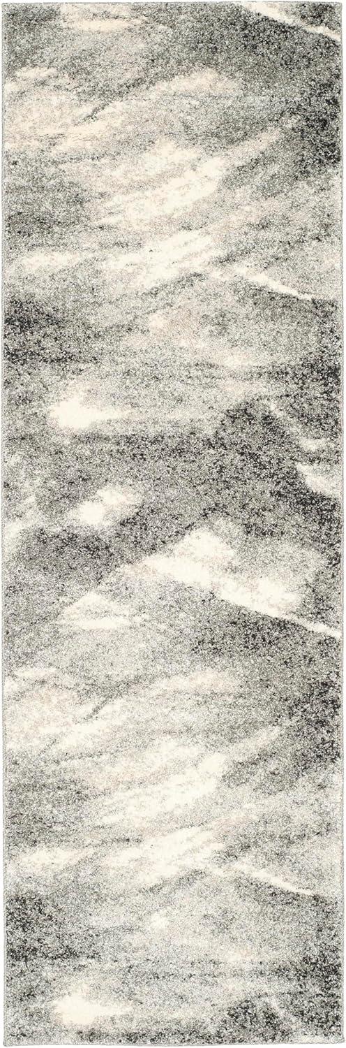 image:imageSAFAVIEH Retro Collection Area Rug 9 x 12 Grey amp Ivory Modern Abstract Design NonShedding amp Easy Care Ideal for High Traffic Areas in Living Room Bedroom RET28918012GreyIvory