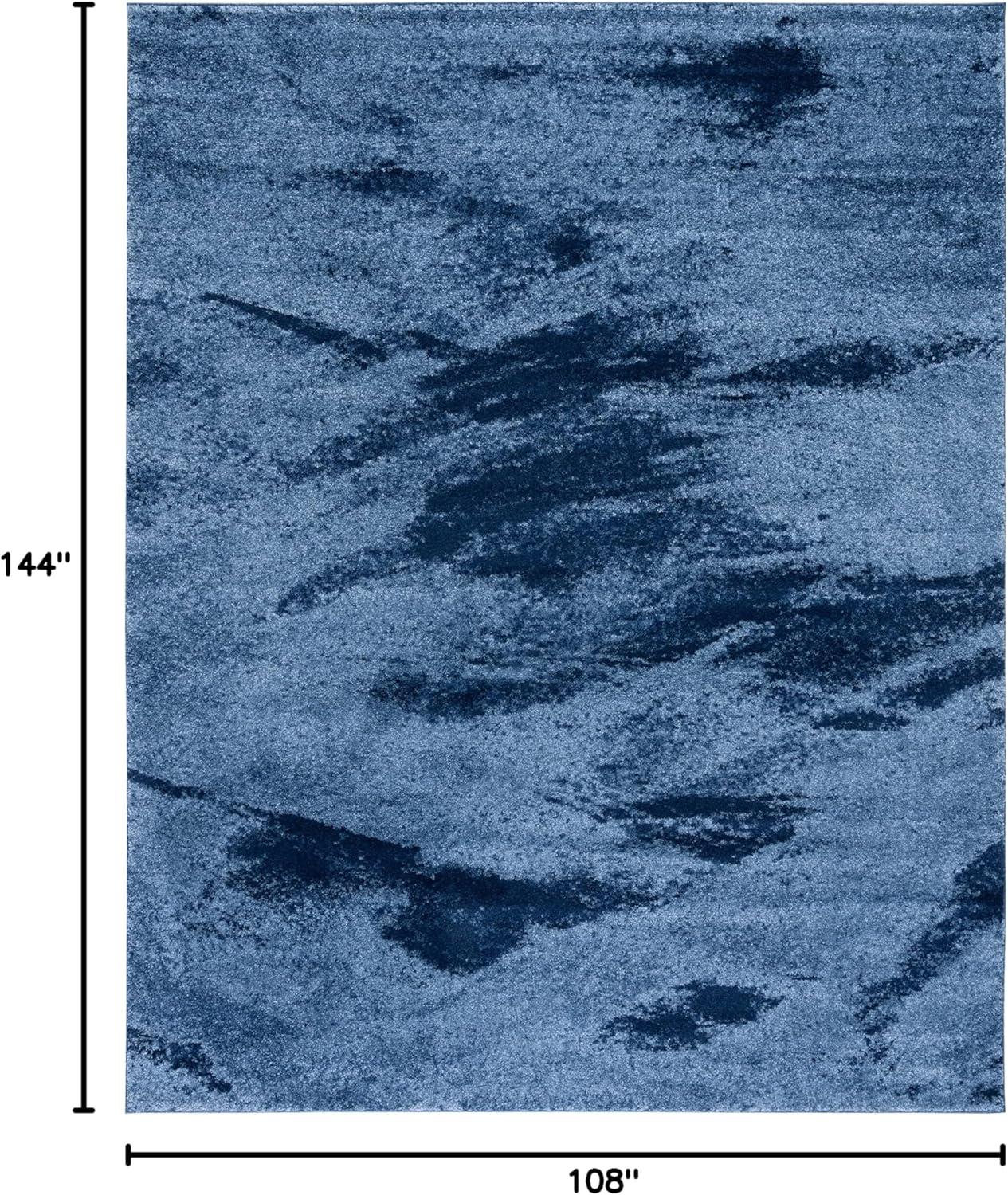 image:imageSAFAVIEH Retro Collection Area Rug 9 x 12 Grey amp Ivory Modern Abstract Design NonShedding amp Easy Care Ideal for High Traffic Areas in Living Room Bedroom RET28918012Light BlueBlue