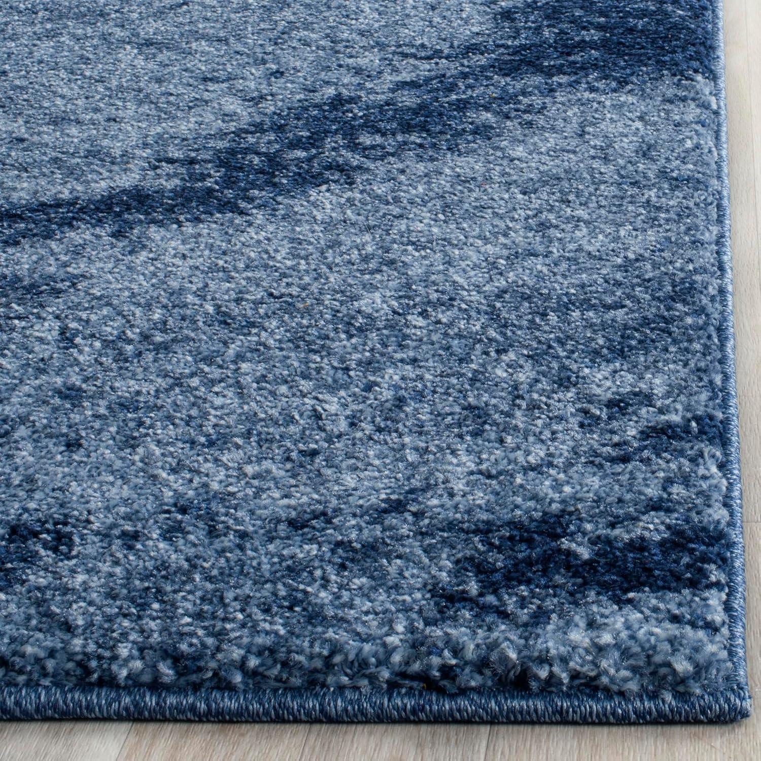 image:imageSAFAVIEH Retro Collection Area Rug 9 x 12 Grey amp Ivory Modern Abstract Design NonShedding amp Easy Care Ideal for High Traffic Areas in Living Room Bedroom RET28918012Light BlueBlue