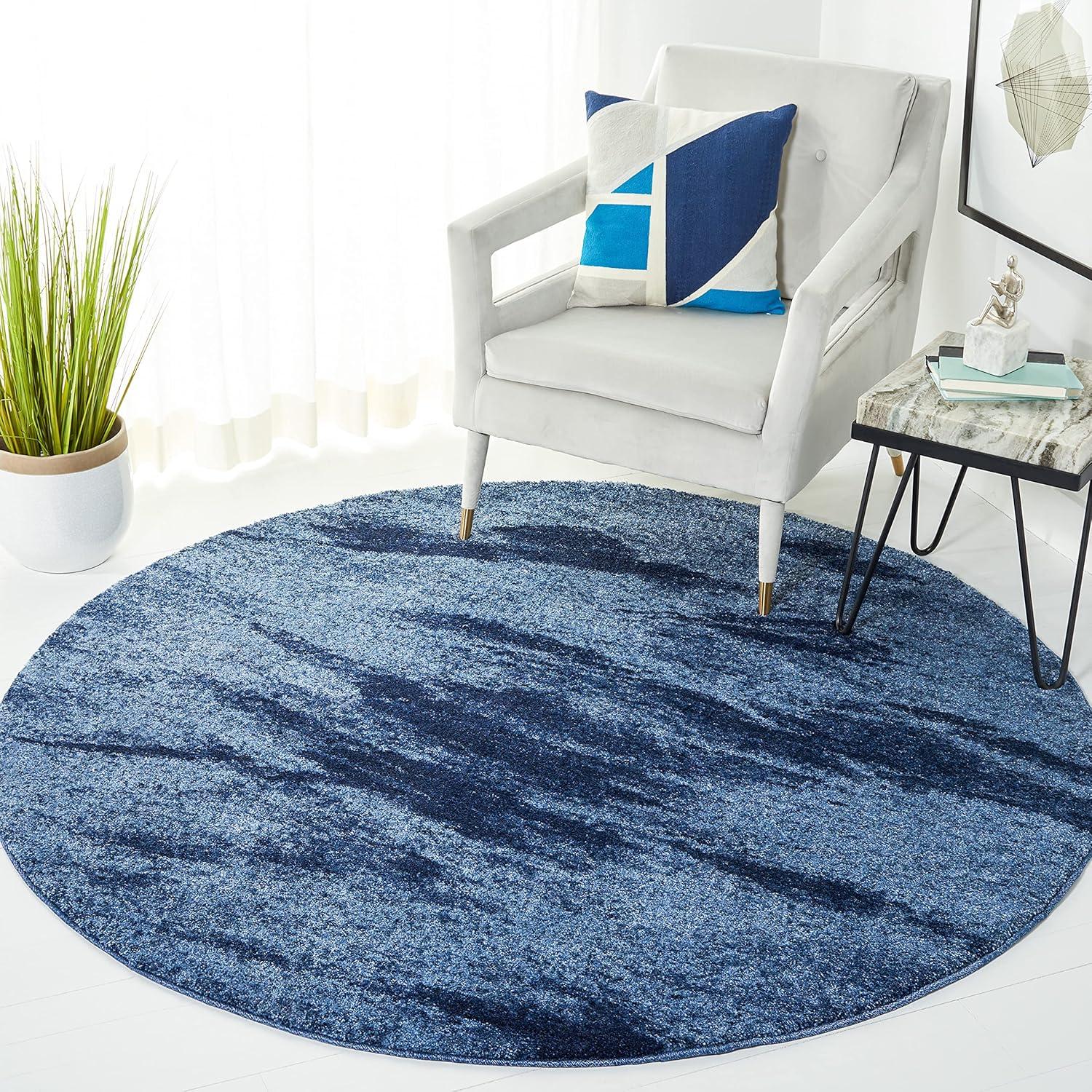 image:imageSAFAVIEH Retro Collection Area Rug 9 x 12 Grey amp Ivory Modern Abstract Design NonShedding amp Easy Care Ideal for High Traffic Areas in Living Room Bedroom RET28918012Light BlueBlue