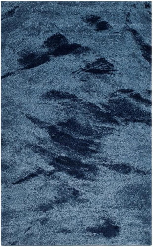 image:imageSAFAVIEH Retro Collection Area Rug 9 x 12 Grey amp Ivory Modern Abstract Design NonShedding amp Easy Care Ideal for High Traffic Areas in Living Room Bedroom RET28918012Light BlueBlue
