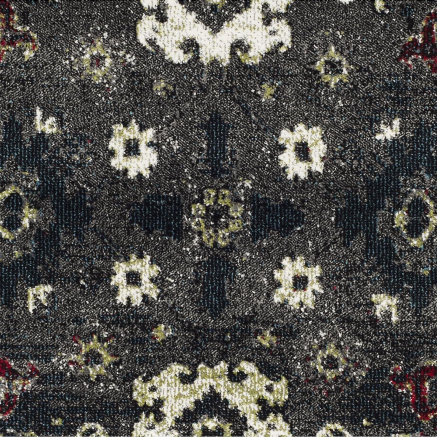 image:imageSAFAVIEH Vintage Hamadan Collection Area Rug 10 Square Taupe Traditional Persian Design NonShedding amp Easy to Clean Ideal for Living Room Bedroom Dining Space VTH214TDark GreyIvory