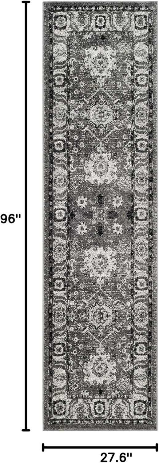 image:imageSAFAVIEH Vintage Hamadan Collection Area Rug 10 Square Taupe Traditional Persian Design NonShedding amp Easy to Clean Ideal for Living Room Bedroom Dining Space VTH214TGreyBlack