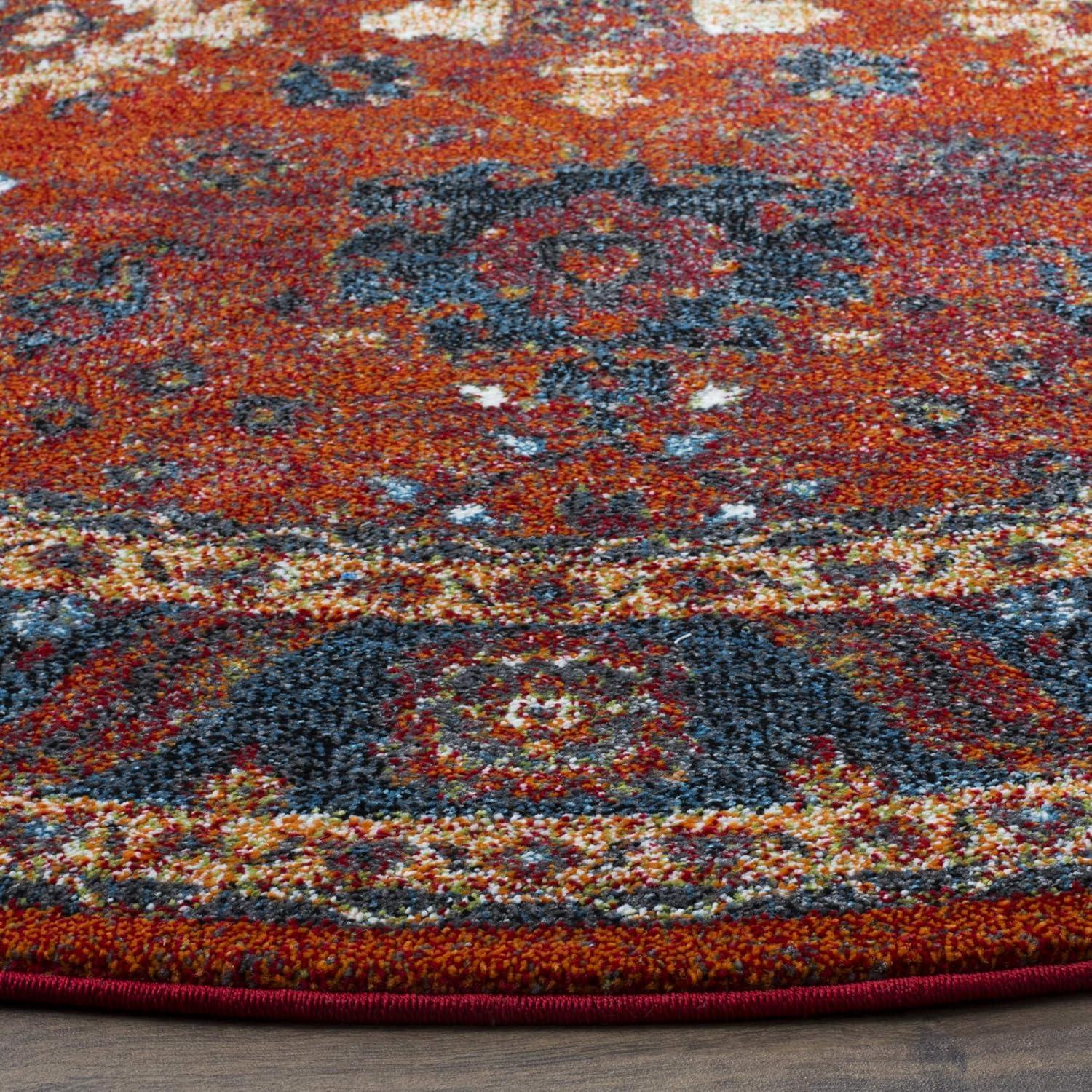 image:imageSAFAVIEH Vintage Hamadan Collection Area Rug 10 Square Taupe Traditional Persian Design NonShedding amp Easy to Clean Ideal for Living Room Bedroom Dining Space VTH214TGreyBlack