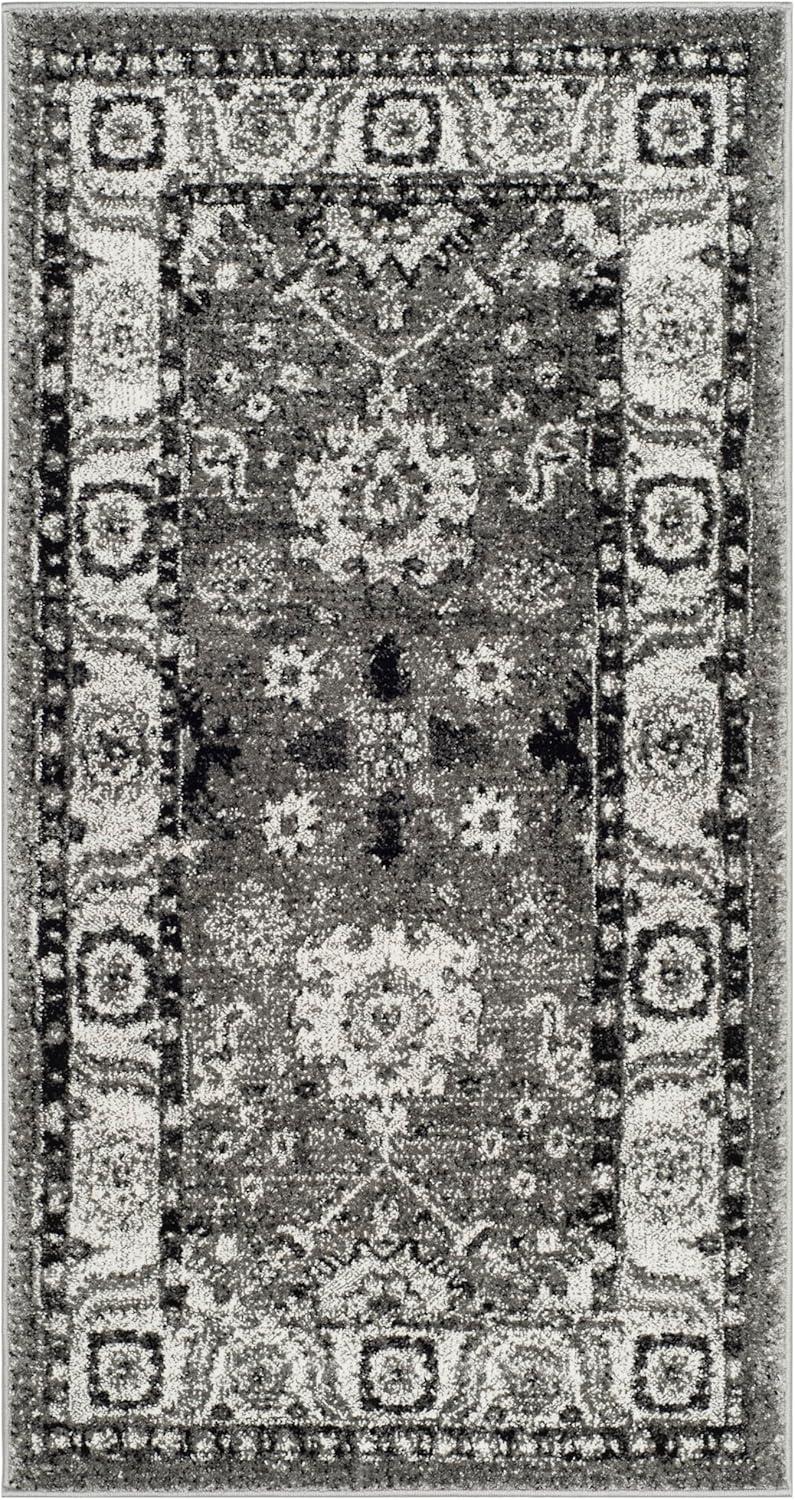 image:imageSAFAVIEH Vintage Hamadan Collection Area Rug 10 Square Taupe Traditional Persian Design NonShedding amp Easy to Clean Ideal for Living Room Bedroom Dining Space VTH214TGreyBlack