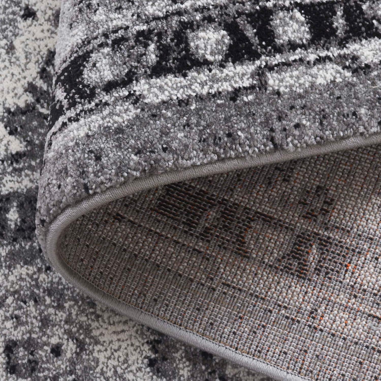 image:imageSAFAVIEH Vintage Hamadan Collection Area Rug 10 Square Taupe Traditional Persian Design NonShedding amp Easy to Clean Ideal for Living Room Bedroom Dining Space VTH214TGreyBlack