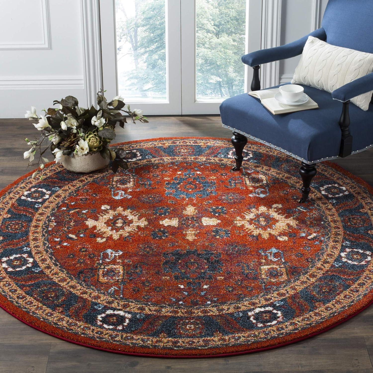 image:imageSAFAVIEH Vintage Hamadan Collection Area Rug 10 Square Taupe Traditional Persian Design NonShedding amp Easy to Clean Ideal for Living Room Bedroom Dining Space VTH214TGreyBlack