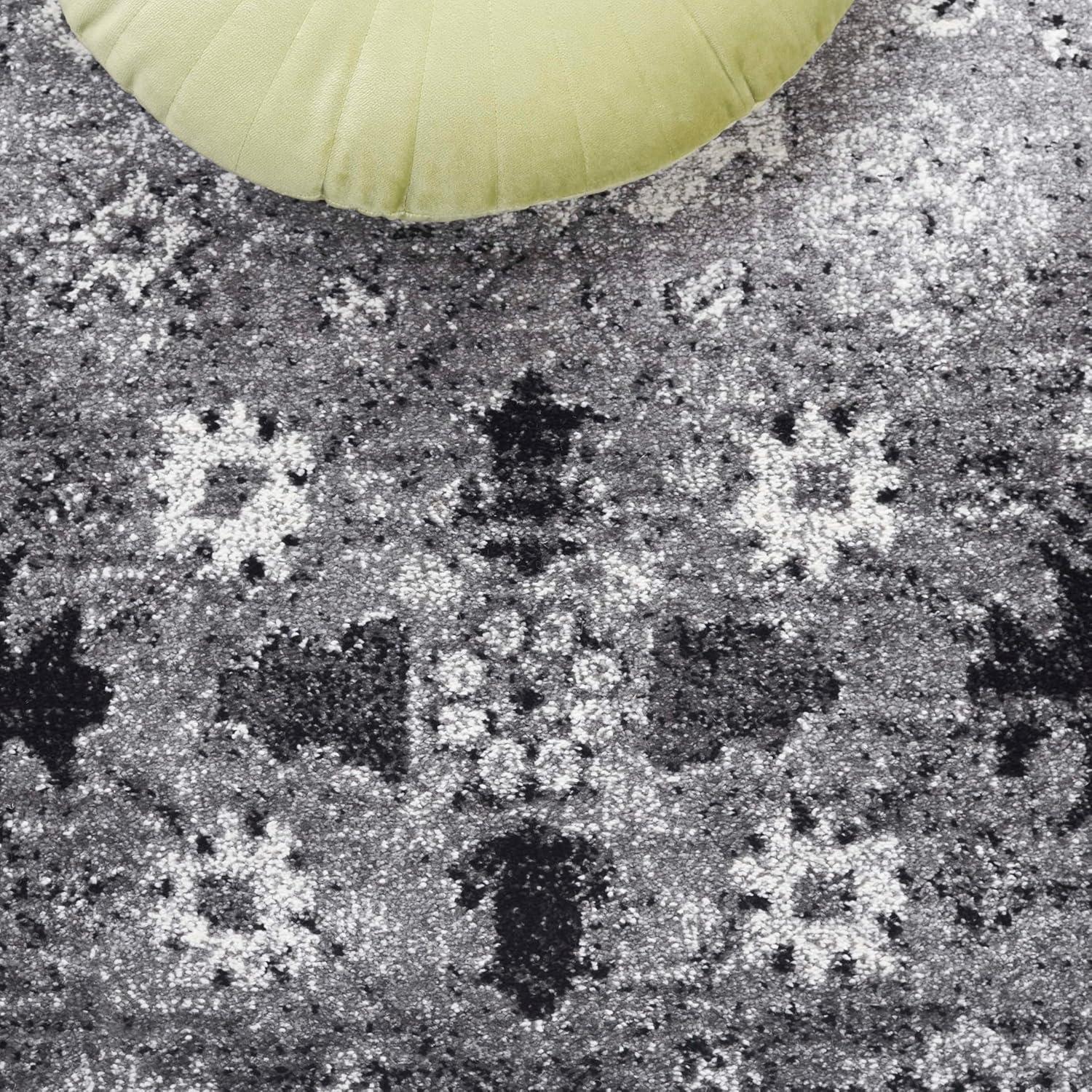 image:imageSAFAVIEH Vintage Hamadan Collection Area Rug 10 Square Taupe Traditional Persian Design NonShedding amp Easy to Clean Ideal for Living Room Bedroom Dining Space VTH214TGreyBlack