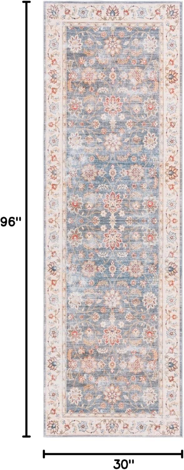 image:imageSAFAVIEH Washable Rug Arizona Collection 5 x 8 Green amp Beige Slip Resistant amp Easy to Clean Ideal for Living Room Bedroom Home Office Dining Space ARZ112YGreenBeige