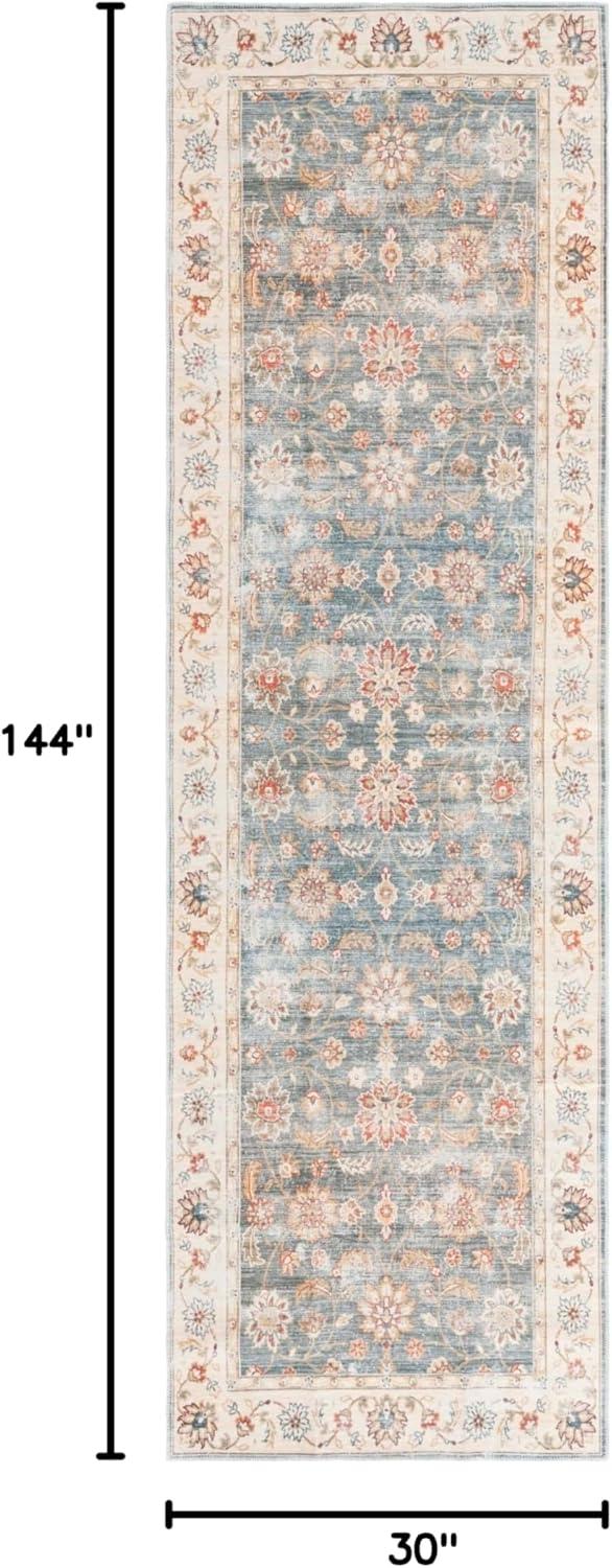 image:imageSAFAVIEH Washable Rug Arizona Collection 5 x 8 Green amp Beige Slip Resistant amp Easy to Clean Ideal for Living Room Bedroom Home Office Dining Space ARZ112YGreenBeige