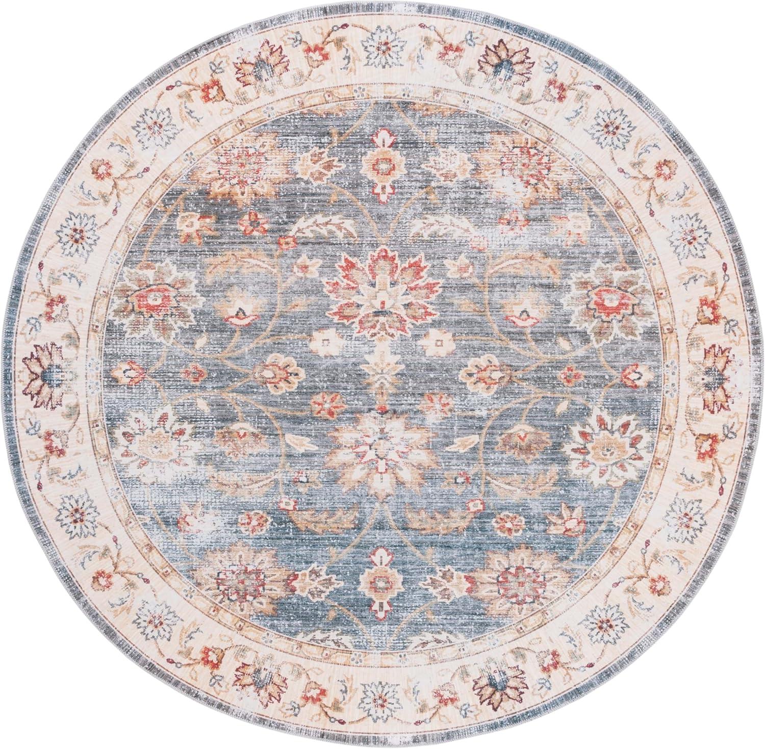 image:imageSAFAVIEH Washable Rug Arizona Collection 5 x 8 Green amp Beige Slip Resistant amp Easy to Clean Ideal for Living Room Bedroom Home Office Dining Space ARZ112YGreenBeige