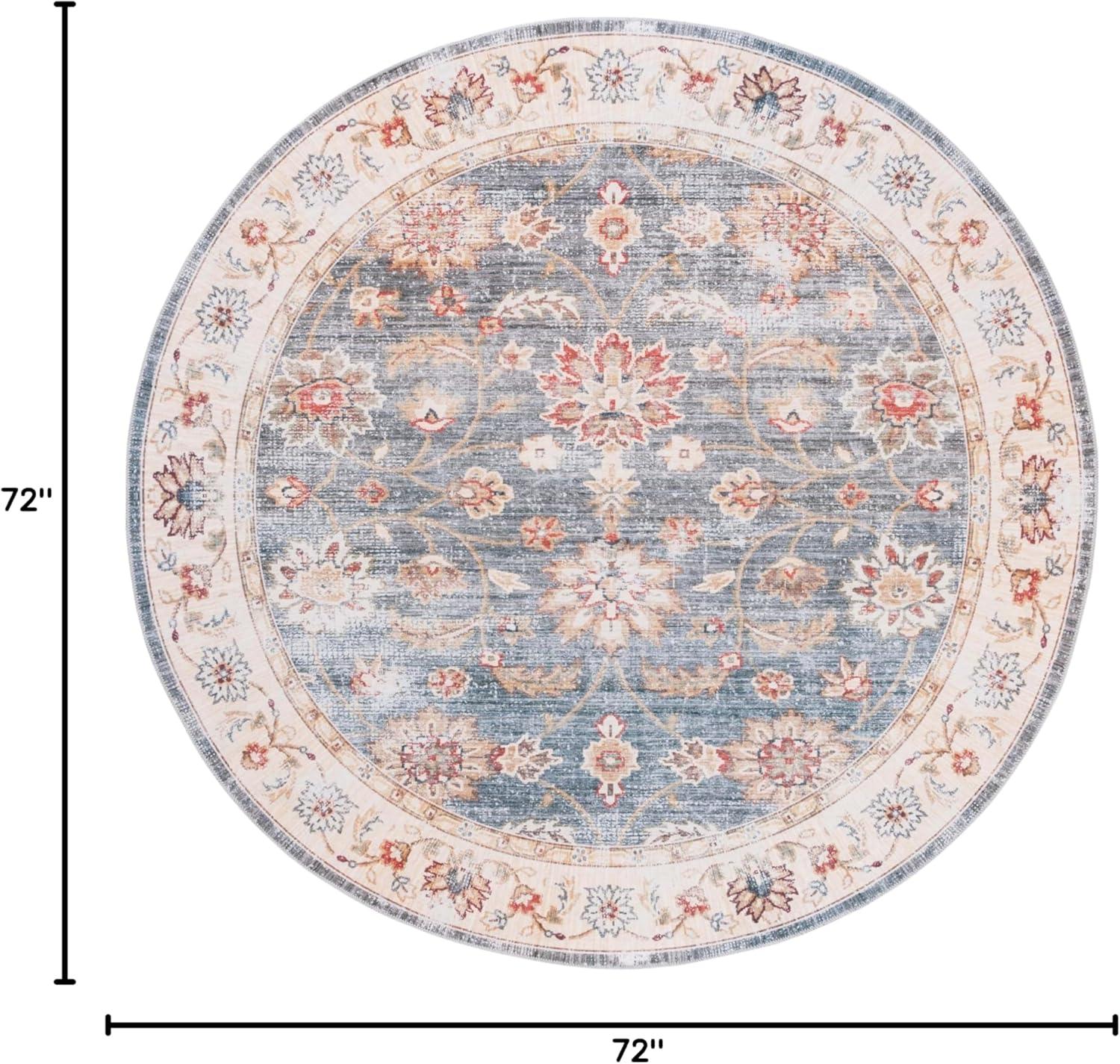 image:imageSAFAVIEH Washable Rug Arizona Collection 5 x 8 Green amp Beige Slip Resistant amp Easy to Clean Ideal for Living Room Bedroom Home Office Dining Space ARZ112YGreenBeige