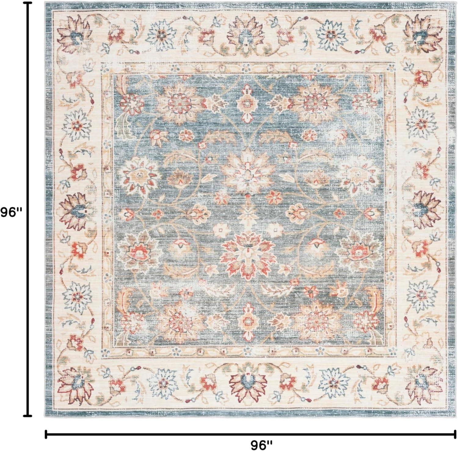 image:imageSAFAVIEH Washable Rug Arizona Collection 5 x 8 Green amp Beige Slip Resistant amp Easy to Clean Ideal for Living Room Bedroom Home Office Dining Space ARZ112YGreenBeige