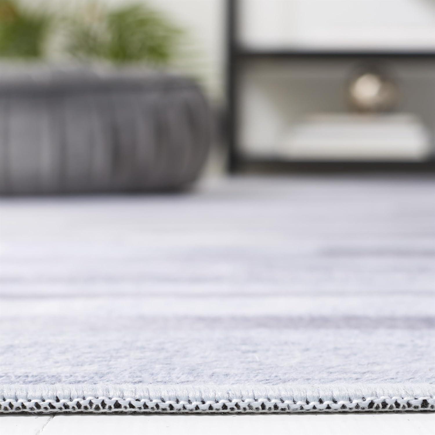 image:imageSAFAVIEH Washable Rug Faux Hide Collection 5 x 8 Light Grey amp Grey Slip Resistant Modern Printed Pattern Ideal for Living Room Bedroom Home Office Dining Space FAH516FLight GreyGrey