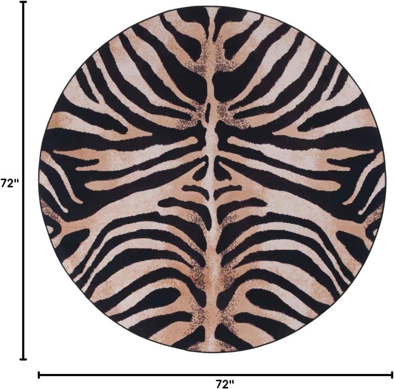 image:imageSAFAVIEH Washable Rug Faux Hide Collection 5 x 8 Light Orange amp Black Slip Resistant Tiger Print Pattern Ideal for Living Room Bedroom Home Office Dining Space FAH547PLight OrangeBlack