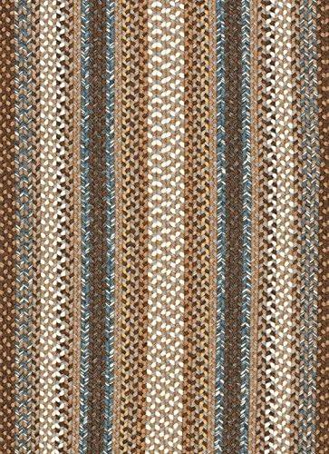 image:imageSAFAVIEH Washable Rug Outdoor Braided Collection 8 x 10 Brown amp Multi Handmade amp Reversible NonShedding amp Easy to Clean Ideal for Patio Backyard Mudroom BRD313ABrownMulti