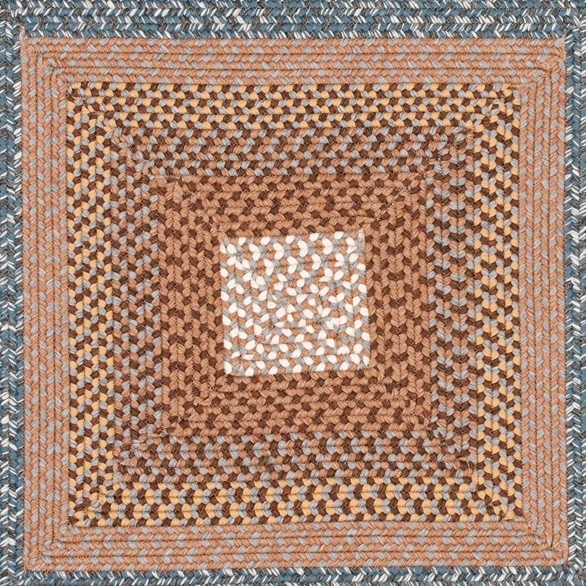 image:imageSAFAVIEH Washable Rug Outdoor Braided Collection 8 x 10 Brown amp Multi Handmade amp Reversible NonShedding amp Easy to Clean Ideal for Patio Backyard Mudroom BRD313ABrownMulti
