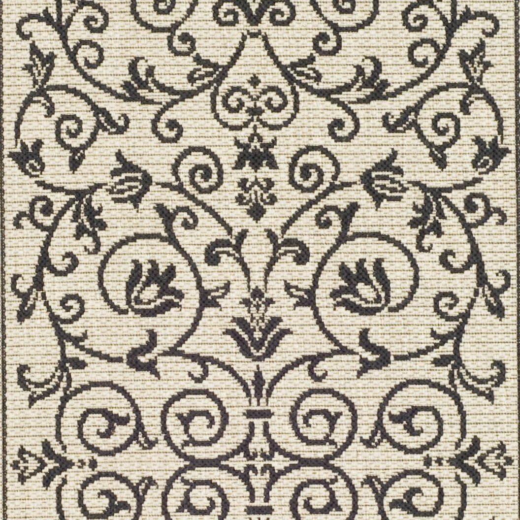 image:imageSAFAVIEH Washable Rug Outdoor Courtyard Collection 4 x 57 Terracotta amp Natural NonShedding amp Easy Cleaning Ideal for Patio Backyard Mudroom CY20983202SandBlack