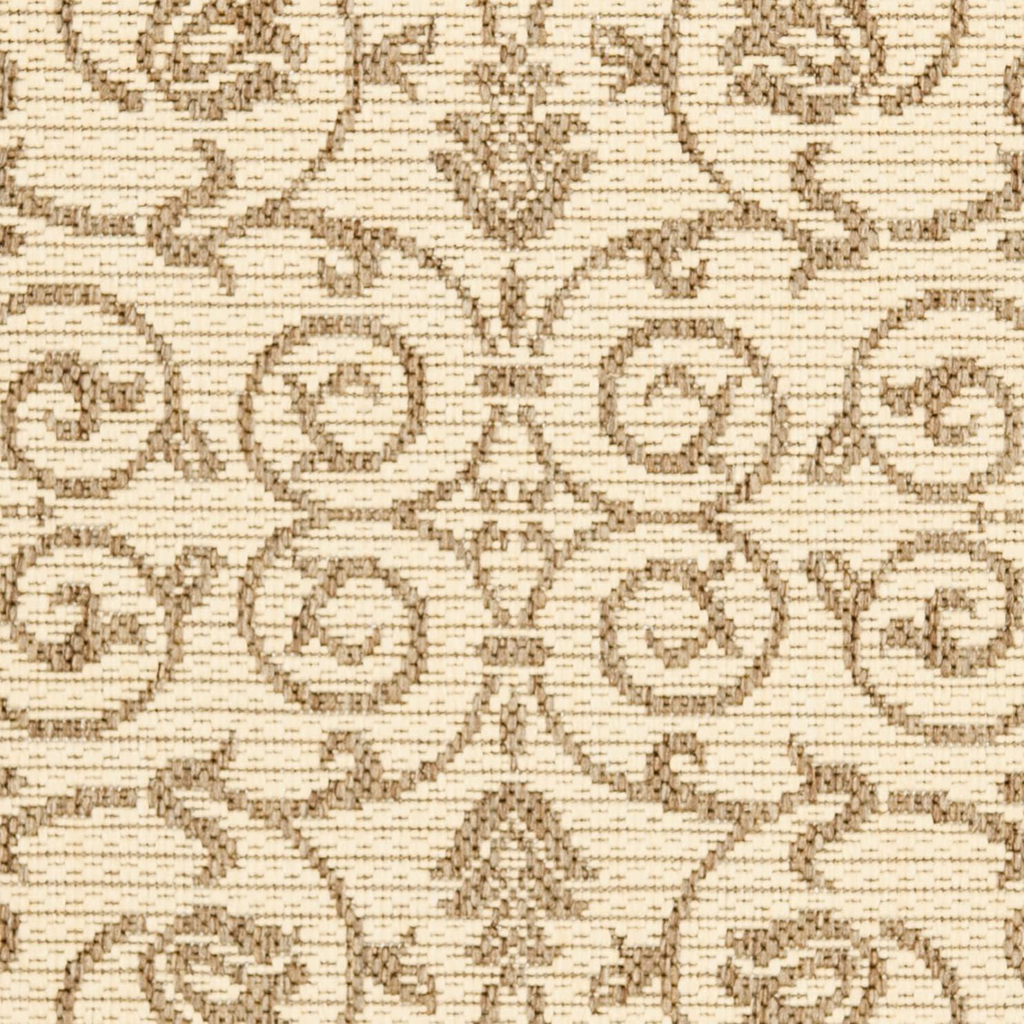 image:imageSAFAVIEH Washable Rug Outdoor Courtyard Collection 4 x 57 Terracotta amp Natural NonShedding amp Easy Cleaning Ideal for Patio Backyard Mudroom CY20983202NaturalBrown