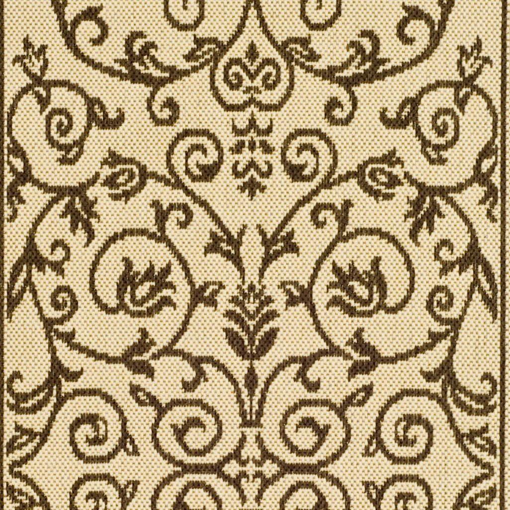 image:imageSAFAVIEH Washable Rug Outdoor Courtyard Collection 4 x 57 Terracotta amp Natural NonShedding amp Easy Cleaning Ideal for Patio Backyard Mudroom CY20983202NaturalBrown